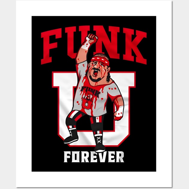 Terry funk Wall Art by MisterPumpkin